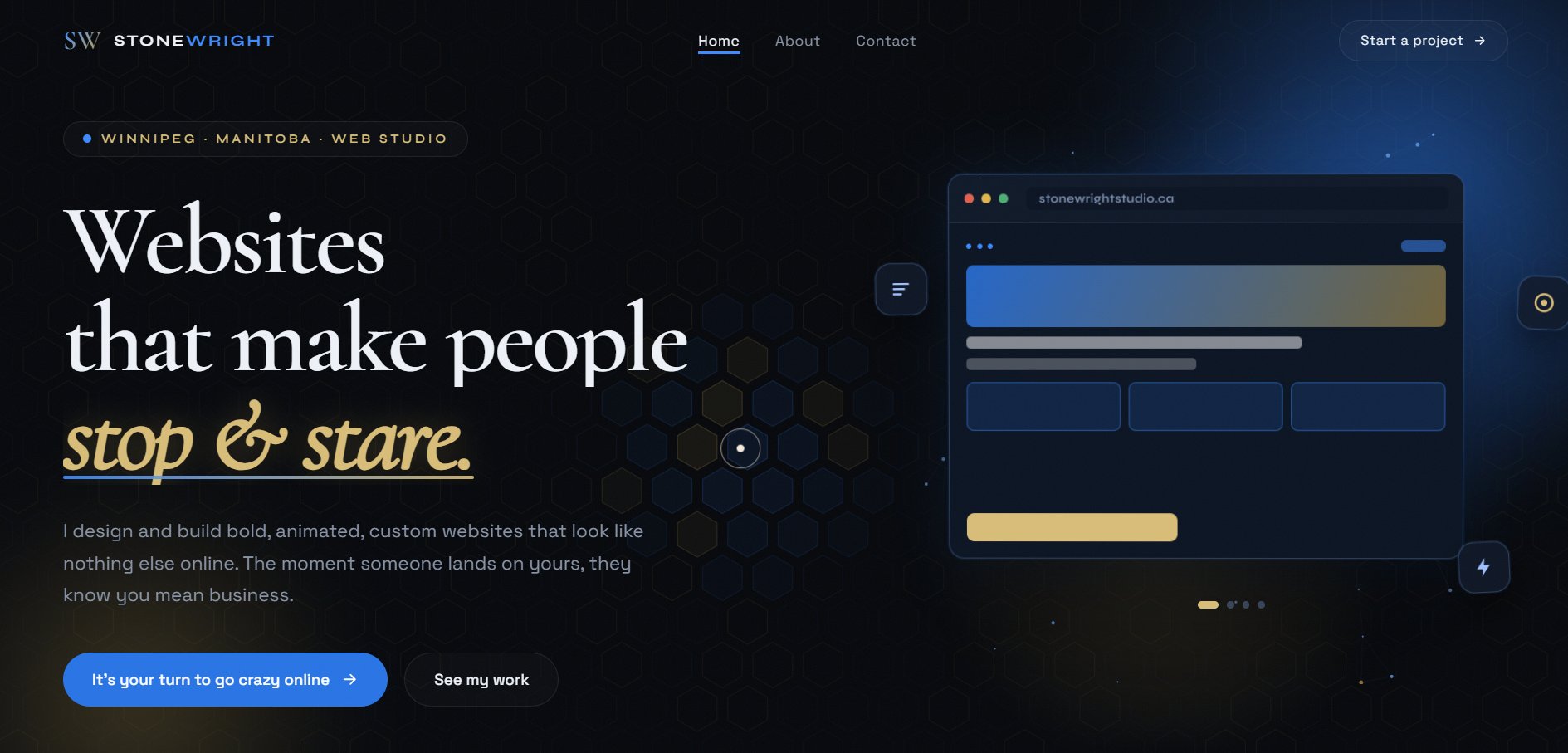 StoneWright Web Studio home page